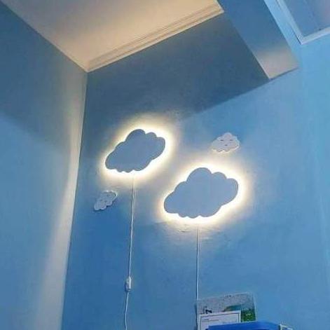 Banting Harga Lampu Tidur Awan Hiasan Dinding Lampu Tidur Awan Aesthetic Barang Lucu Lampu Tidur Awa