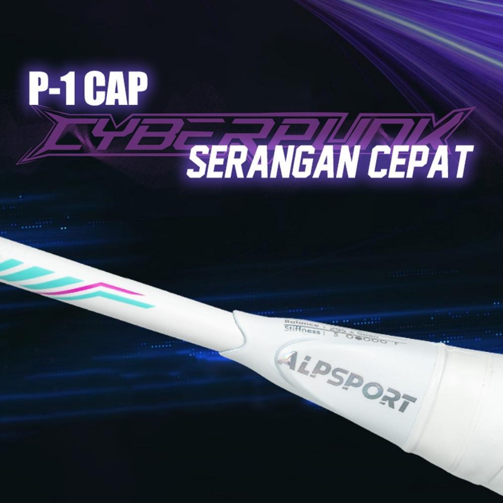 Kualitas Super Alpsport New Sbpk Cyberpunk Raket Bulutangkis Max 28Lbs/5U/77G 100% Serat Karbon Hita