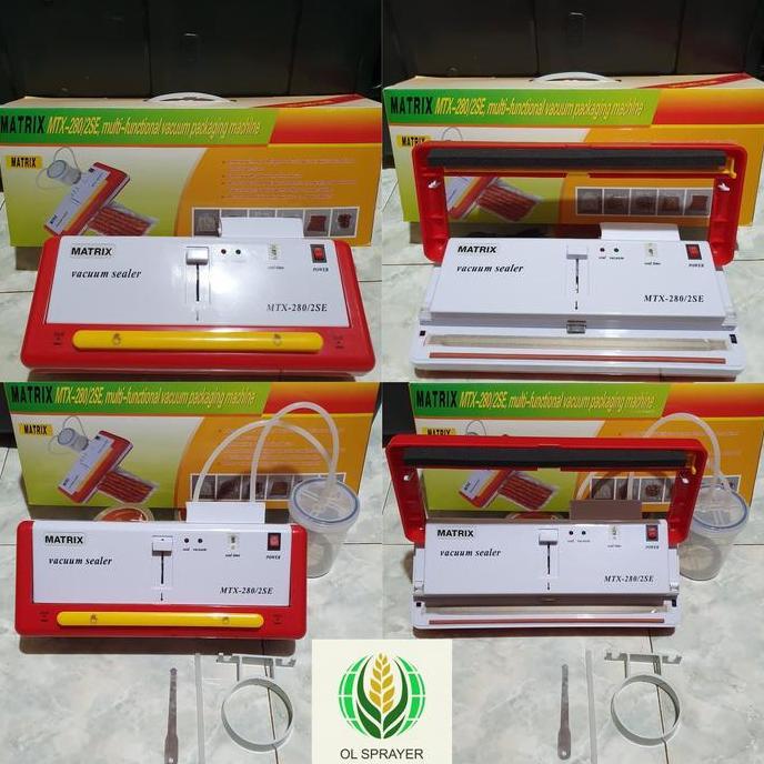 (Good) VACUUM SEALER MATRIX-280/2SE | ALAT PENGEMAS KEDAP UDARA BASAH&KERING