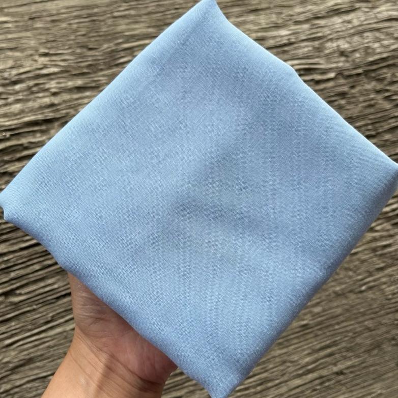 FAVORIT Segiempat Paris Seri Biru 110x110 / Hijab Paris Denim / Segiempat Paris Sky Blue / Jilbab Pa