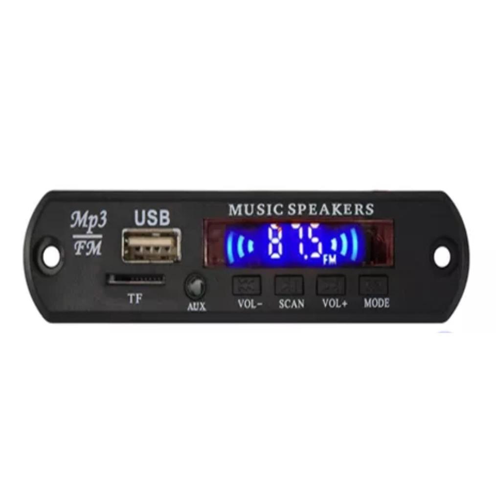 MP3 Modul Tanpa Bluetooth Kualitas Tinggi LCD Biru