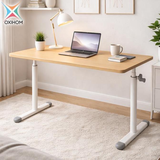 ikaarifatullistiana - Oxihom Meja Komputer Naik Turun Adjustable Standing Desk Meja Engkol Meja Bela
