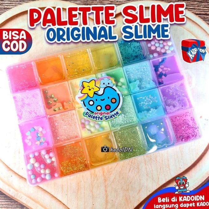 Slime Pallete Original Slime isi 24 by Kadokado.idn Murah