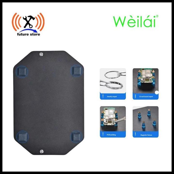 Weilai Penjepit Pcb & Kaca Pembesar Te-807 Original - Pcb Holder Multifungsi - Ragum Jepit Pcb Holde