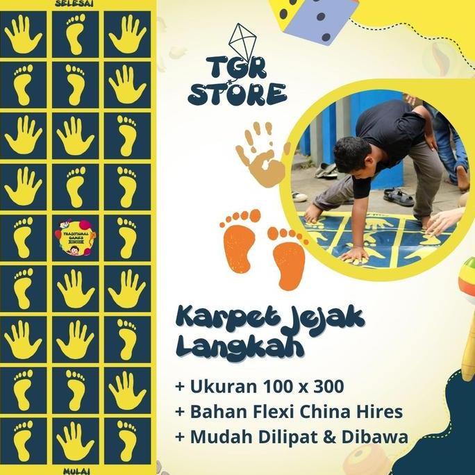 Promo Karpet Jejak Langkah Kaki & Tangan Permainan Motorik