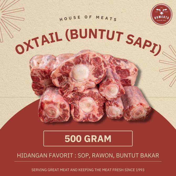 Nyumi- Daging Buntut Sapi Lokal Segar (Fresh) 500 Gram