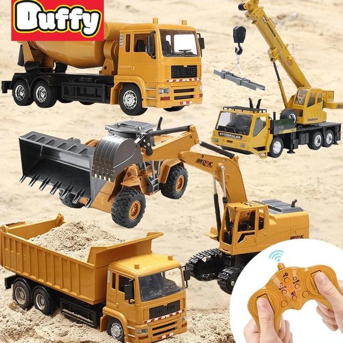 2.4G Mobil Remote Control Besar Excavator / Model Paduan Simulasi Kendaraan Mobil Besar Excavator / 