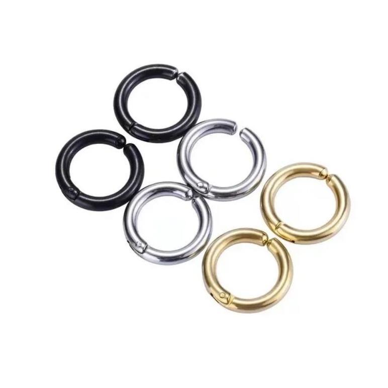 WAJIB PUNYA ANTING JEPIT / FAKE PIERCING MODEL HOOP/ANTING TANPA TINDIK ( A. JEPIT HOOP)