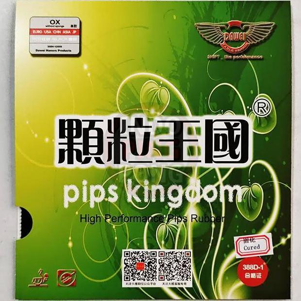 TERMURAH - Dawei 388 D-1 OX Cured Proses Bintik Panjang Bertahan Long Pips 388D