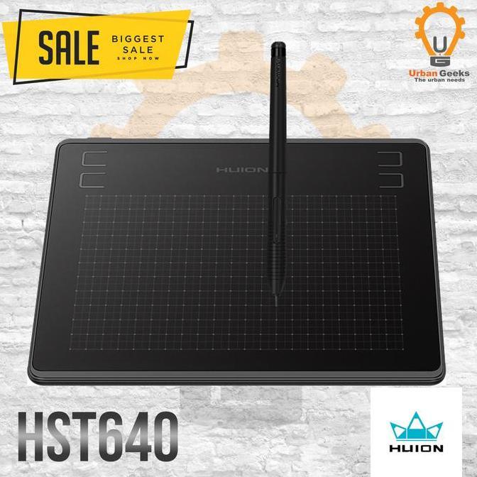 Best Seller Huion Hs64 / Hst640 Graphic Drawing Pen Tablet Android Pc Alt H420P H640P Premium