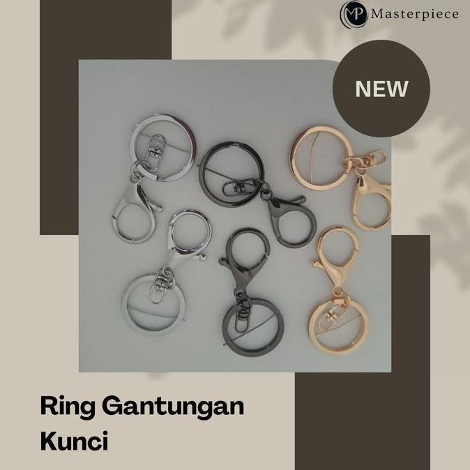 Ring Gantungan Kunci Kokot Udang - Keychain ring & lobster clasp ring Alqshop