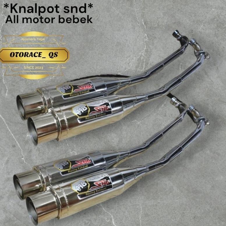 Favorit Knalpot Racing Snd Universal Motor Bebek Supra,Grand,Revo,Karisma,Blade,Jupiter,Vega,Shogun,