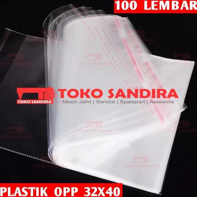 100 lembar plastik OPP 32X40/opp murah/plastik opp grosir/plastik opp Alqshop