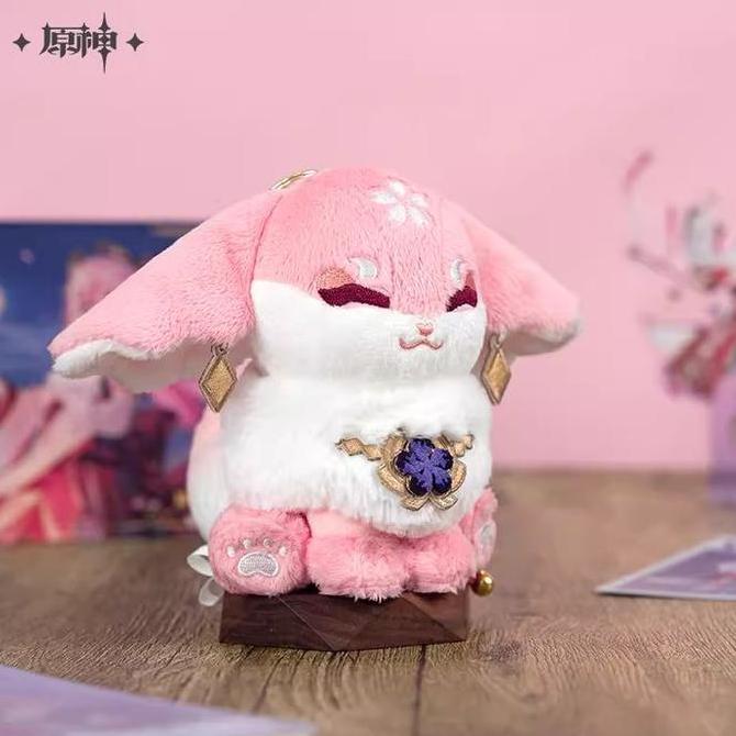 mainan - Yae Miko Fox Mascot Plush Key Chain 18cm - Genshin Impact Diskon