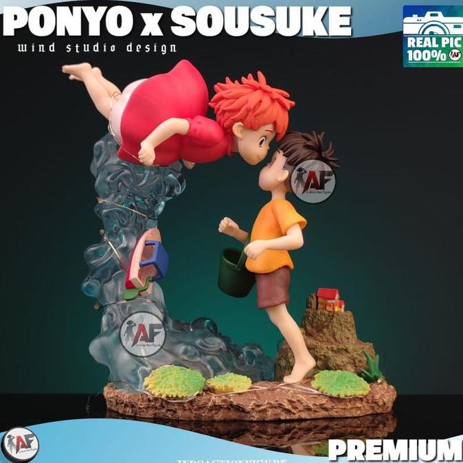 mainan - action figure PONYO SOUSUKE WIND STUDIO Ghibli studio recast Diskon
