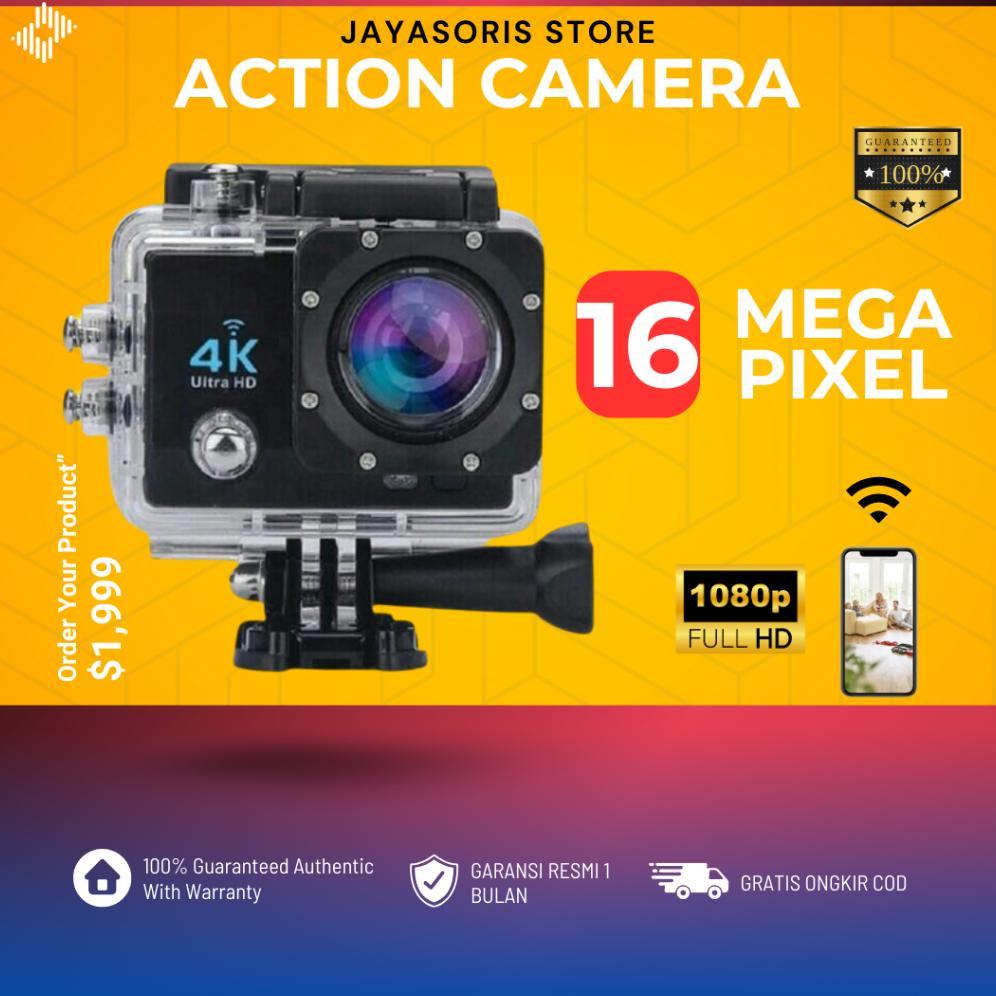 KAMERA ACTION CAMERA GOPRO WIFI HELM GO PRO ANTI AIR OUTDOOR DIGITAL SPORT MINI CAM HD MURAH JS15