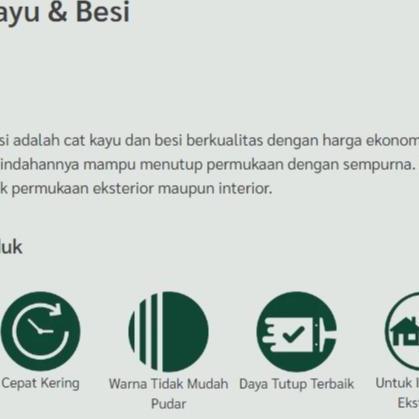 Pulasan- Cat Minyak Kayu Besi Plastik Yoko 0.7 L Hitam Putih Biru Hijau Coklat Gloss Matt Doff Mengk