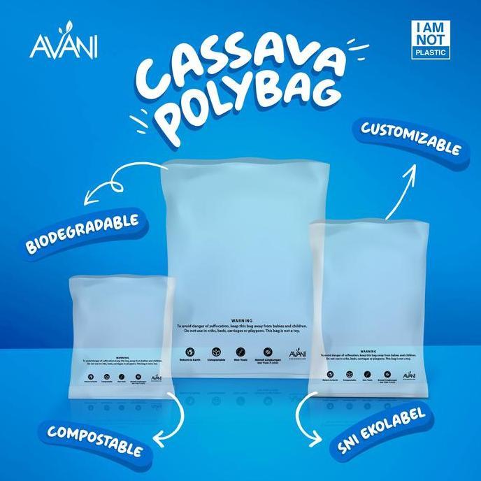 Polybag Cassava Small - Kantong Polymailer Ramah Lingkungan