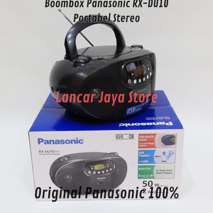Mafiahcell8 - Mini Compo Cd Player/Panasonic Rx-Du10 Black Original Cd Lagu