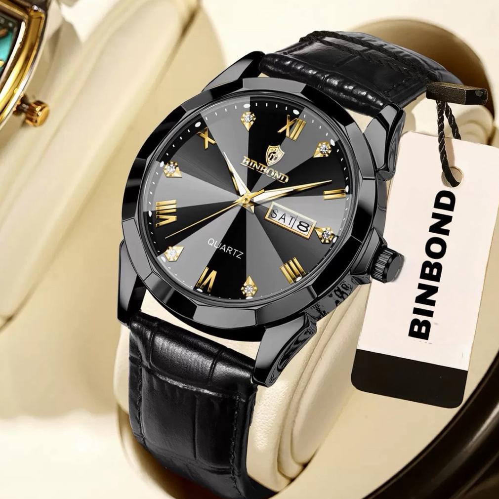 WAJIB PUNYA BINBOND B4121 Jam Tangan Pria Anti Air Original Analog Quartz Bisnis Fashion Men Watch A