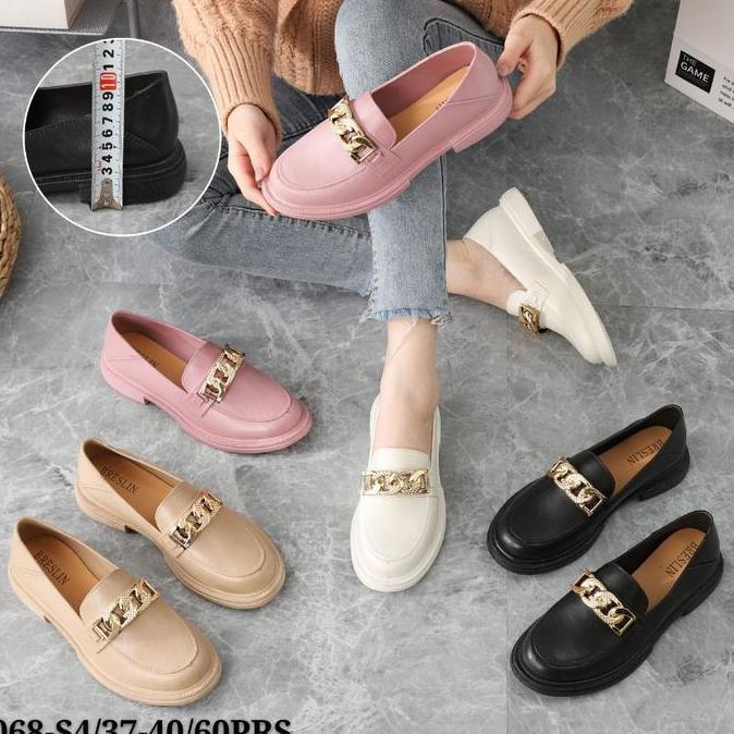DS92 - Sandal Wanita Jelly Wedges Breslin Slip On Hak Rendah 068-S4 Shoes