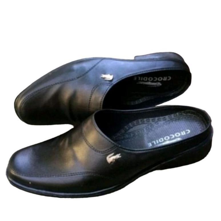 Promo Sandal Sepatu Slop Tutong Crocodile Pria/Sandal Bustong Pria/Sandal Formal Pria
