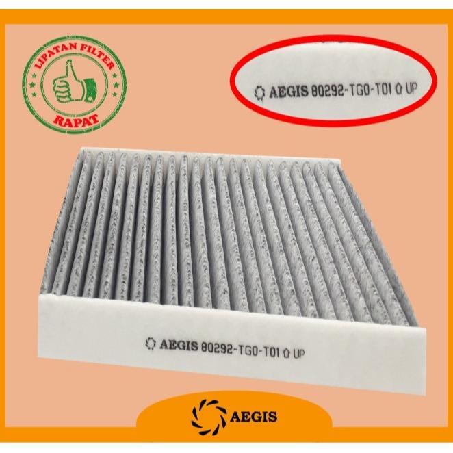 hot product aegis filter kabin ac karbon for honda new jazz new city freed brio mobilio hrv brv crz 