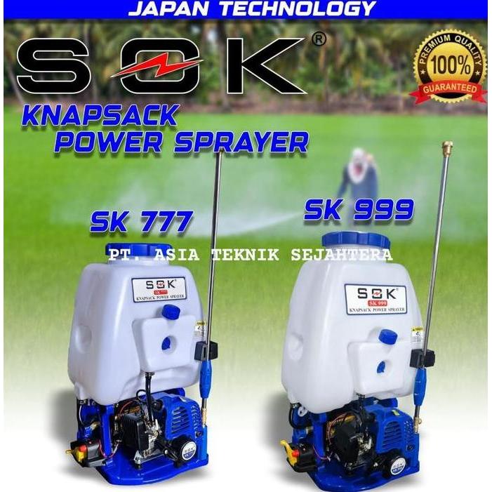 Knapsack Mesin Power Sprayer 2 tak Mesin Semprot Hama