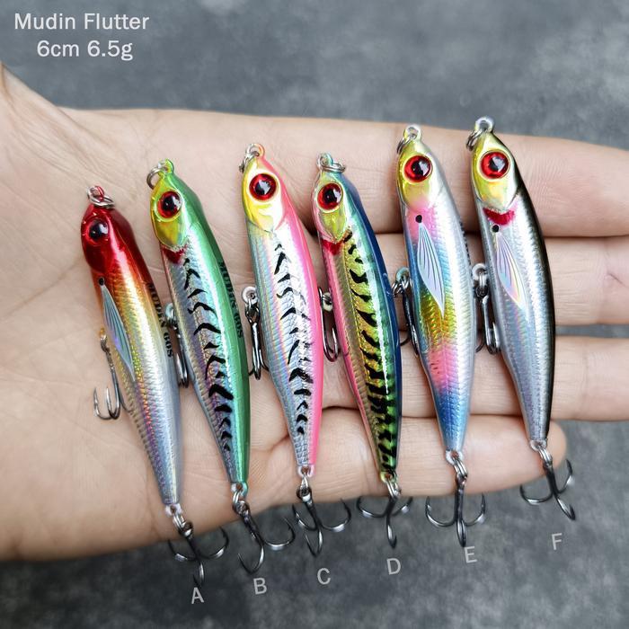 Lure Mudin Flutter Stick Sinking 60s - Umpan Pancing Stickbait Pensil
