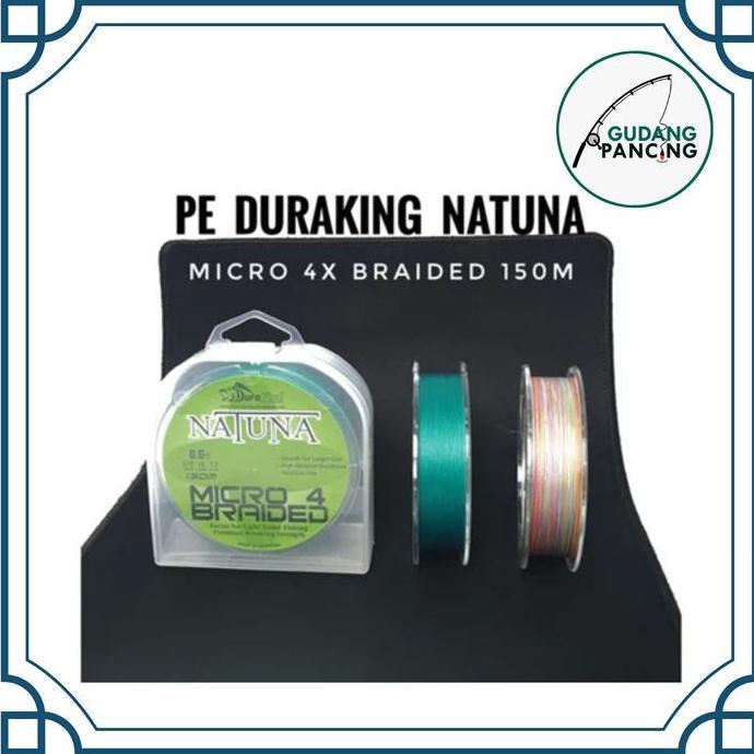 NEW Senar Pancing PE Duraking Natuna Micro 4 Braided PE 150M