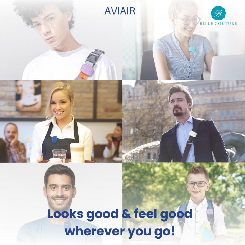 BIG SALE AVIAIR TRAVOPUR CLIP EQ 15 JUTA ION AIR PURIFIER PORTABLE CLIP ON KALUNG