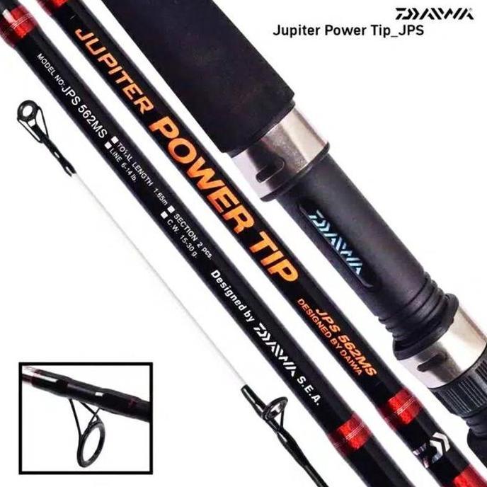 Joran Pancing Daiwa Jupiter Power Tip 150cm - 270cm (Original) Carbon hollow
