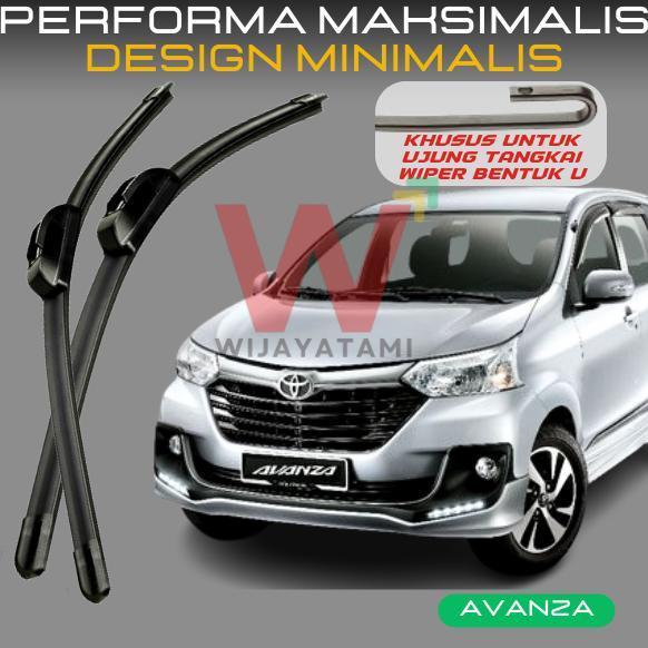 Top Rated Wiper Avanza Kaca Depan Frameless 2 Pcs Anti Gores Wiper Avanza 2013 Wiper Avanza 2014 Wip