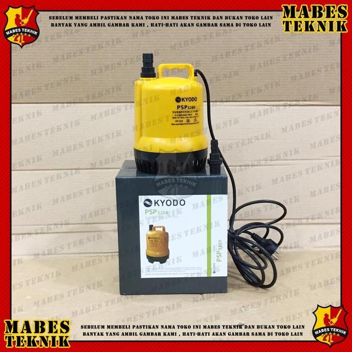 Kyodo Psp3200L / Psp 3200 / Psp 3200L - Pompa Air Celup Bahan Plastik Premium