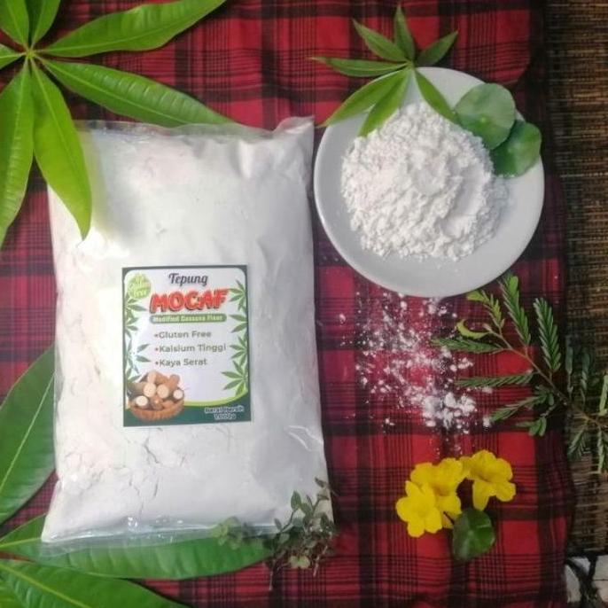 Mow- Tepung Mocaf 1Kg Sagosan Bahan Pangan Modified Cassava Flour Gluten Free Kaya Serat Low Glycemi