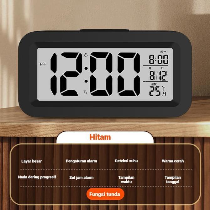 Savana_bels - Jam Alarm Digital Tempat Tidur Operasi Baterai Mudah Untuk Fungsi Dan Dekorasi Modern