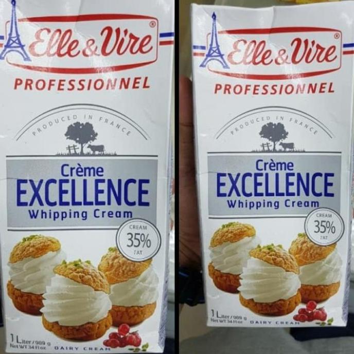 Milky- Cream Cooking | Whipping Cream - Elle & Vire 1L - Cooking Cream