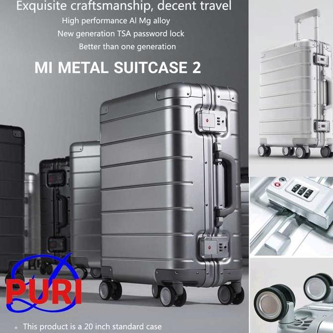 Original Koper Mi Metal Suitcase 20" Cabin Size Luggage