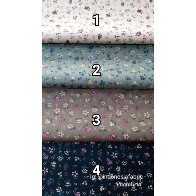 Kain Bahan Katun Jepang Gamis Tunik Masker Daster Konveksi Motif Kj251