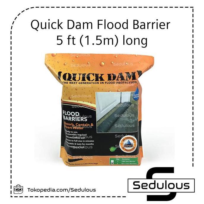 QUICK DAM FLOOD BARRIER EMERGENCY TEMBOK TAHAN ANTI BANJIR BENTENG KARUNG T TAHAN ANTI REMBES BANJIR