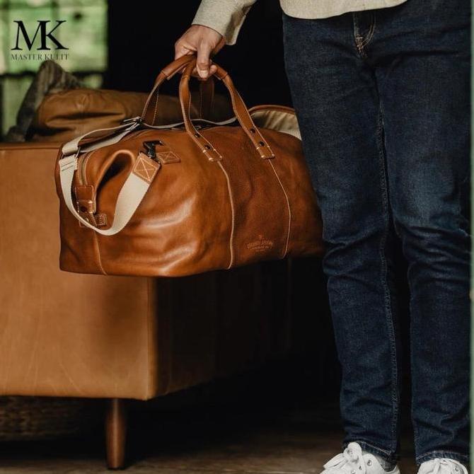 Genuine Leather Travel Bag Vintage Duffel Outdoor Crazy Horse Cowhide Buffalo leather Luggage Sports