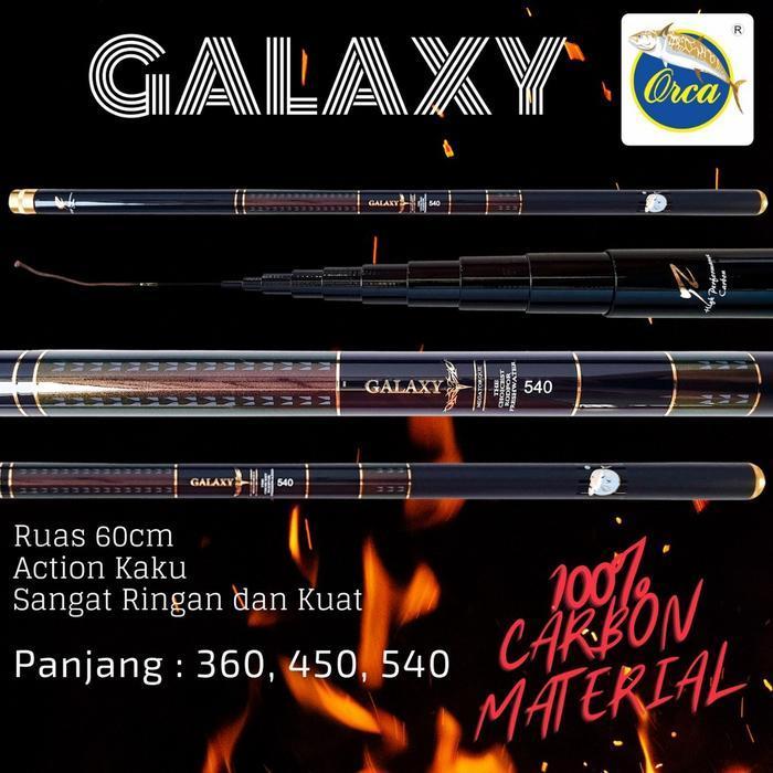JORAN TEGEK ORCA GALAXY 360 450 540 CARBON KAKU RINGAN