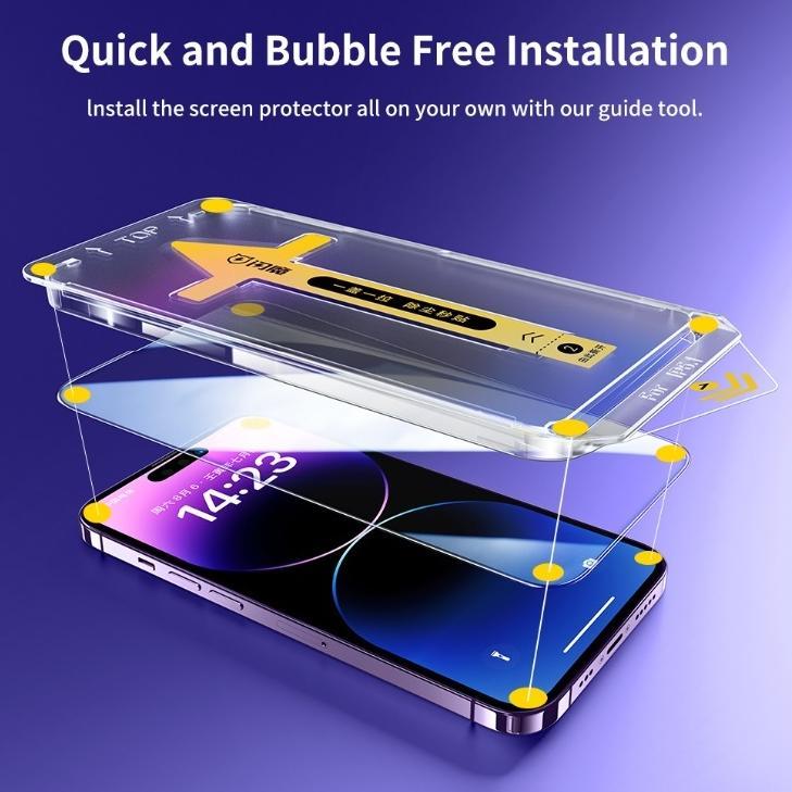 hot [packing box] superfit autofit tempered glass anti gores iphone 11 12 13 14 15 x xr xs pro max p