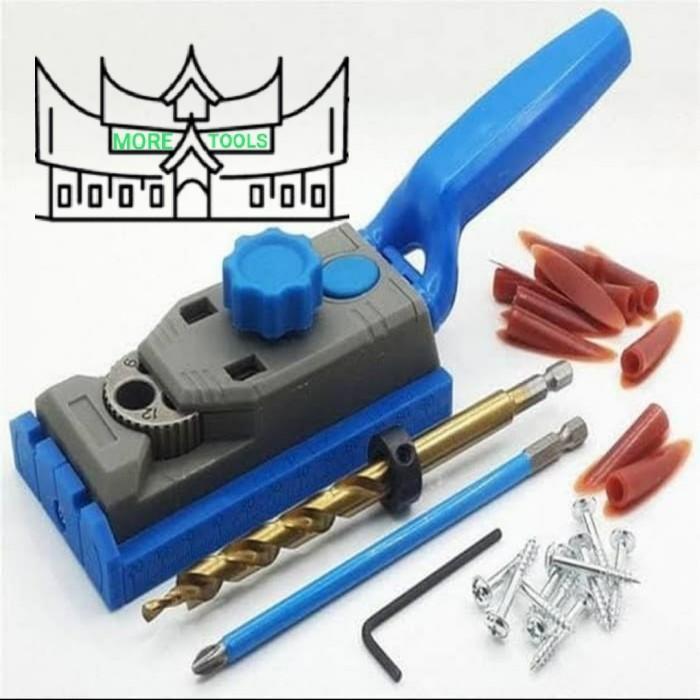 Pocket Dowel Jig Pocket Hole Jig Pocket Mata Bor Sekrup