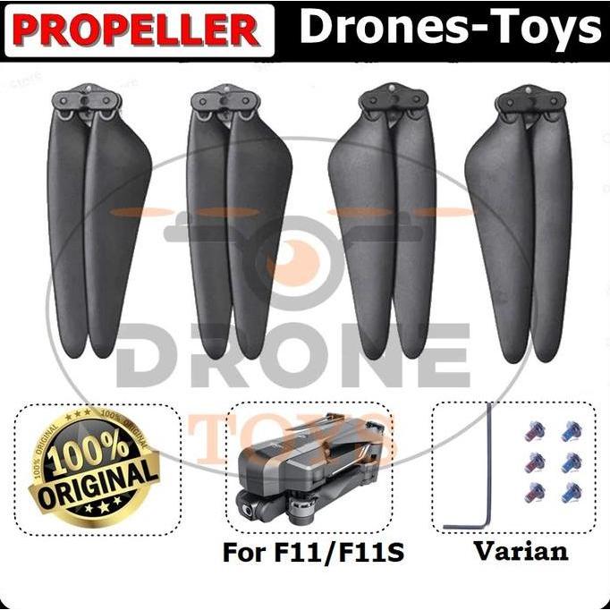 SJRC F11 4K PTZ / F11S 4K Pro / F11s 4K Pro+ Part PROPELLER ORIGINAL Baling-Baling Drone
