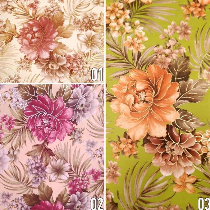 Kain Admiral Motif Bunga Kembang - Foilflower (Bantal Sofa, Kursi)