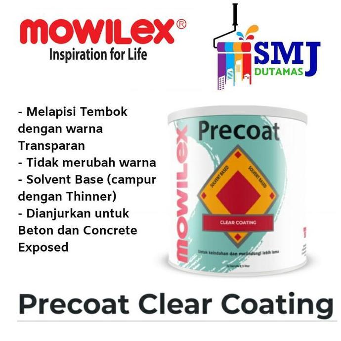 Cat Pelapis MOWILEX Clear Coating ukuran 2,5LT