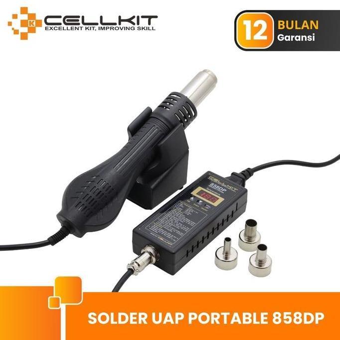 BONUS - CELLKIT Solder Uap - Blower - Hot Air Gun PORTABLE Digital 858DP