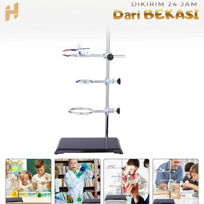 Tiang Statif Set statif dan klem Batang Statif Dan Ring
