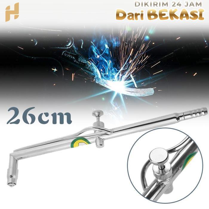 Pistol Obor Las Alat Las Aluminium Panjang 26cm Untuk Melelehkan Emas / Silver